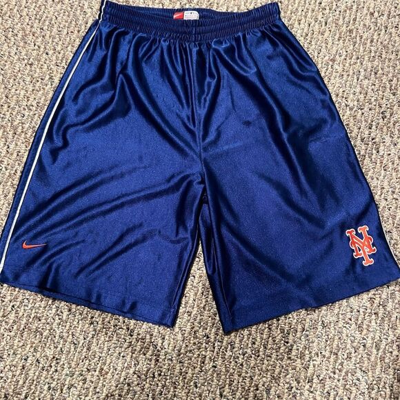 Nike Other - Vintage Nike New York Mets Men's XL Blue Dazzle Bermuda Shorts